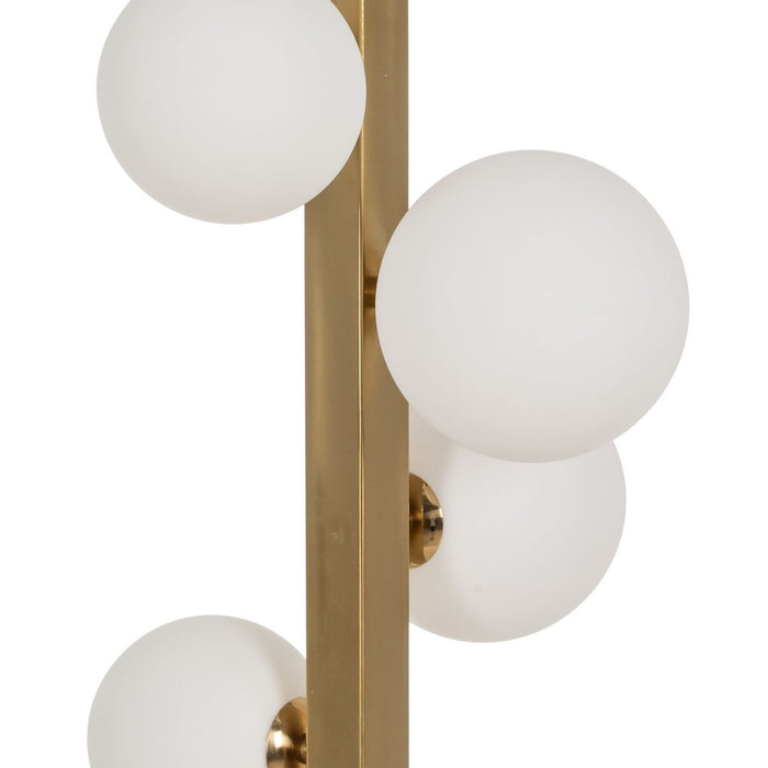 Lustră Auriu* Geam Fier 220-240 V 40 x 40 x 100 cm