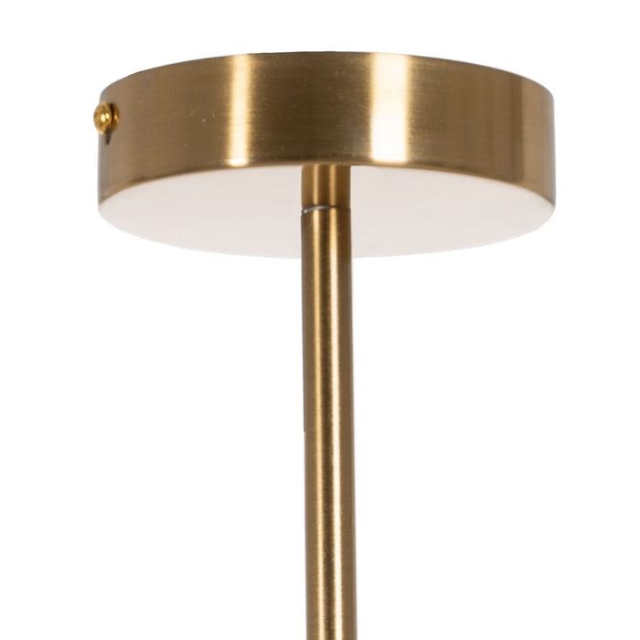 Lustră Auriu* Geam Fier 220-240 V 40 x 40 x 100 cm