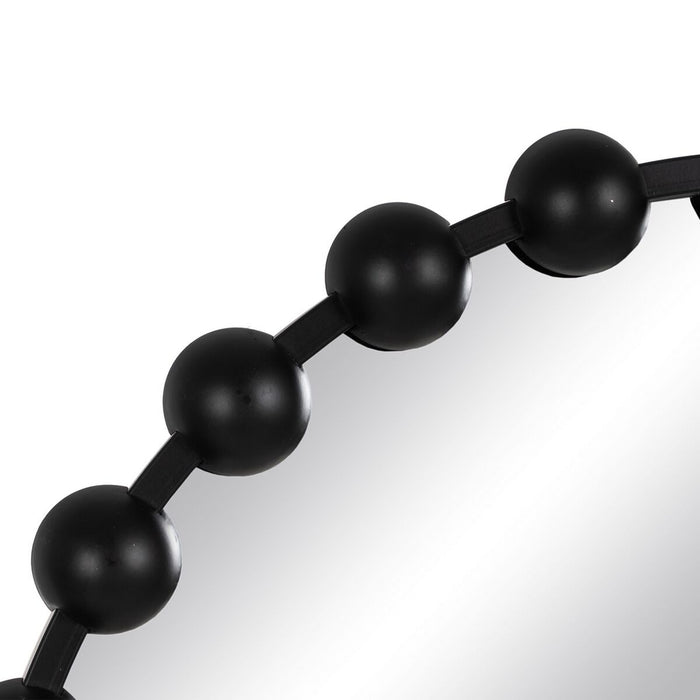 Oglindă de perete Negru Fier 61 x 4,5 x 100 cm