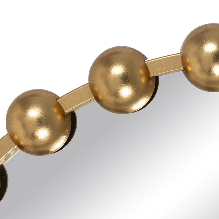 Oglindă de perete Auriu* Fier 61 x 4,5 x 100 cm