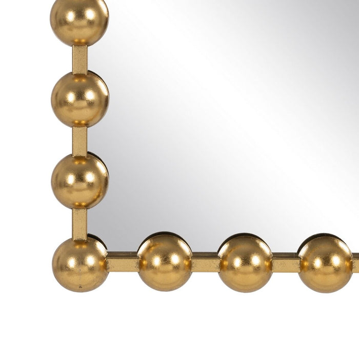 Oglindă de perete Auriu* Fier 61 x 4,5 x 100 cm