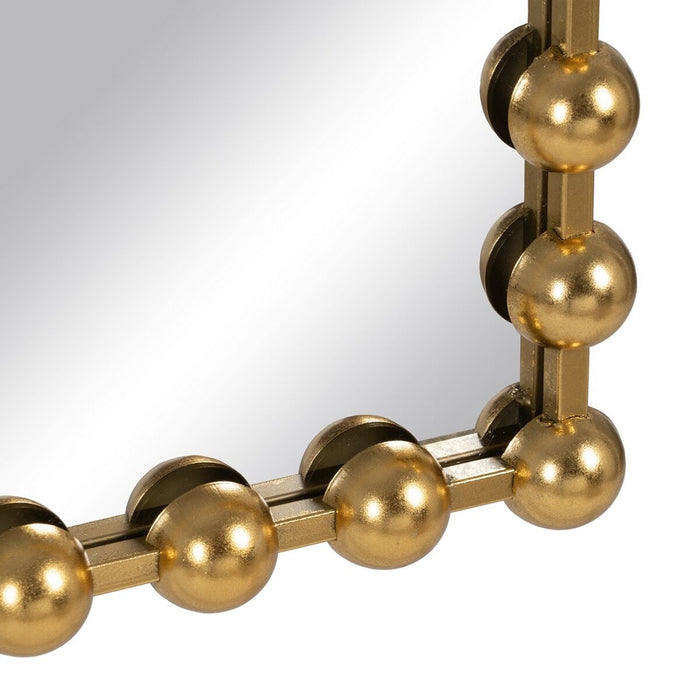 Oglindă de perete Auriu* Fier 61 x 4,5 x 100 cm