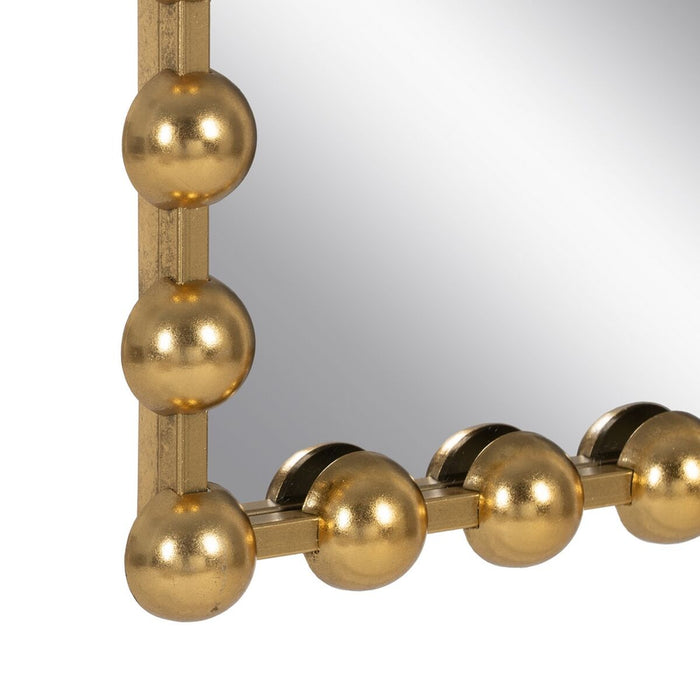 Oglindă de perete Auriu* Fier 61 x 4,5 x 100 cm