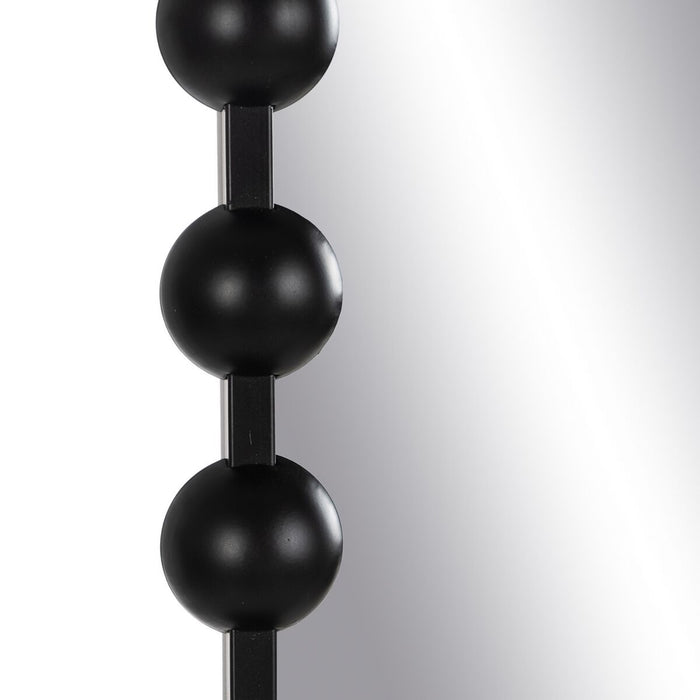 Oglindă de perete Negru Fier 60 x 4,5 x 90 cm
