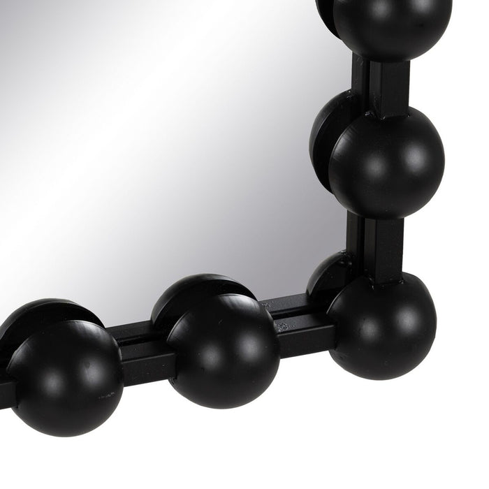 Oglindă de perete Negru Fier 60 x 4,5 x 90 cm