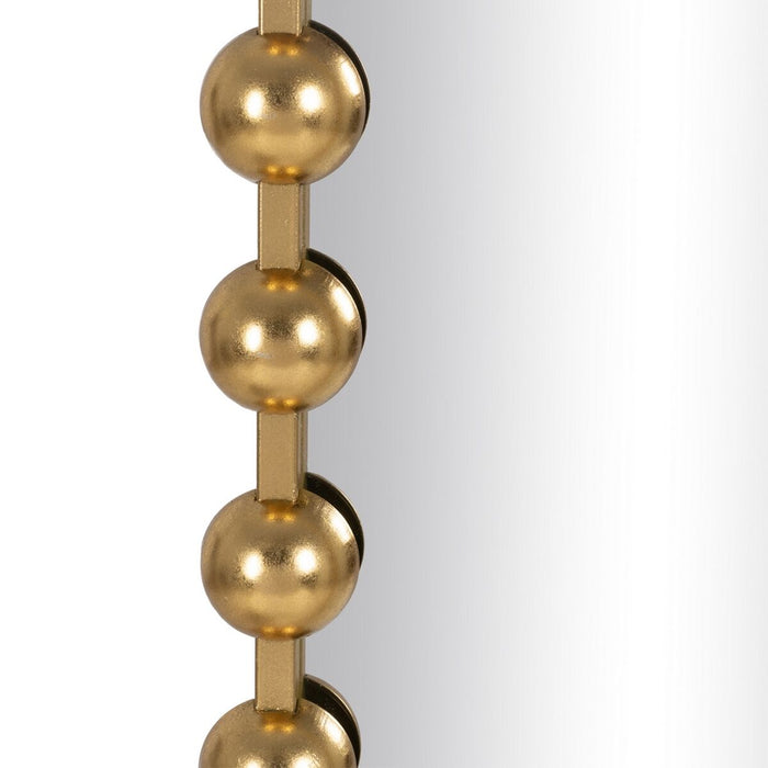 Oglindă de perete Auriu* Fier 60 x 4,5 x 90 cm