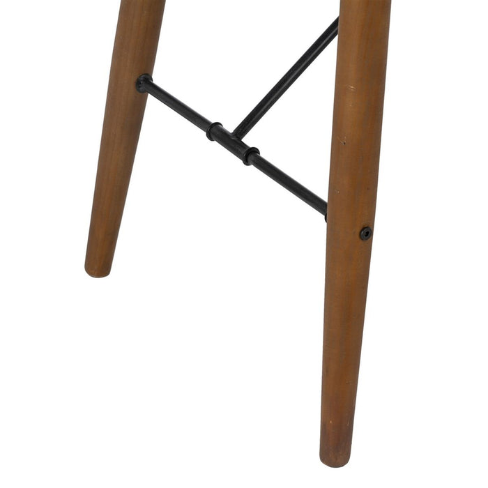 Consolă Negru Natural Lemn Fier Lemn MDF 120 x 38 x 81 cm