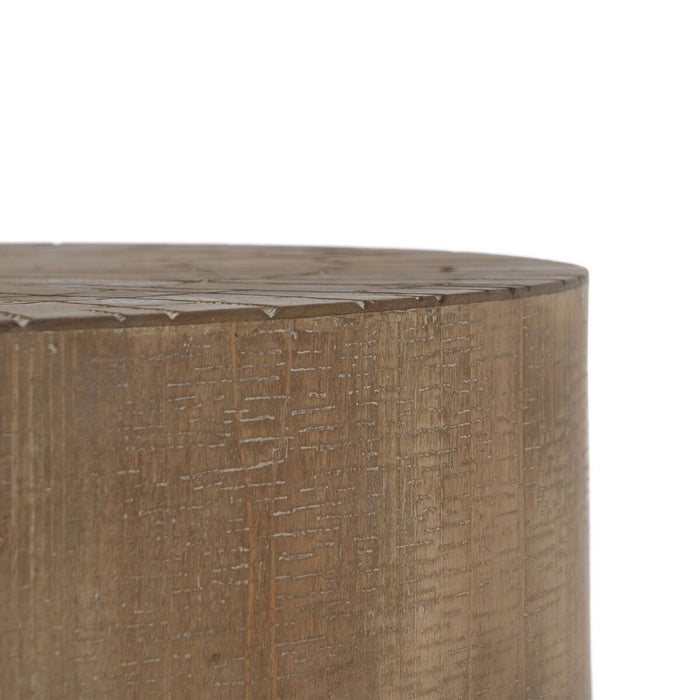 Măsuță Laterală Negru Natural Fier Lemn MDF 47 x 47 x 55 cm