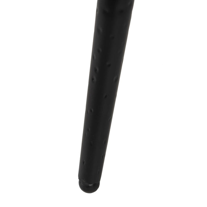 Măsuță Laterală Negru Natural Fier Lemn MDF 47 x 47 x 55 cm