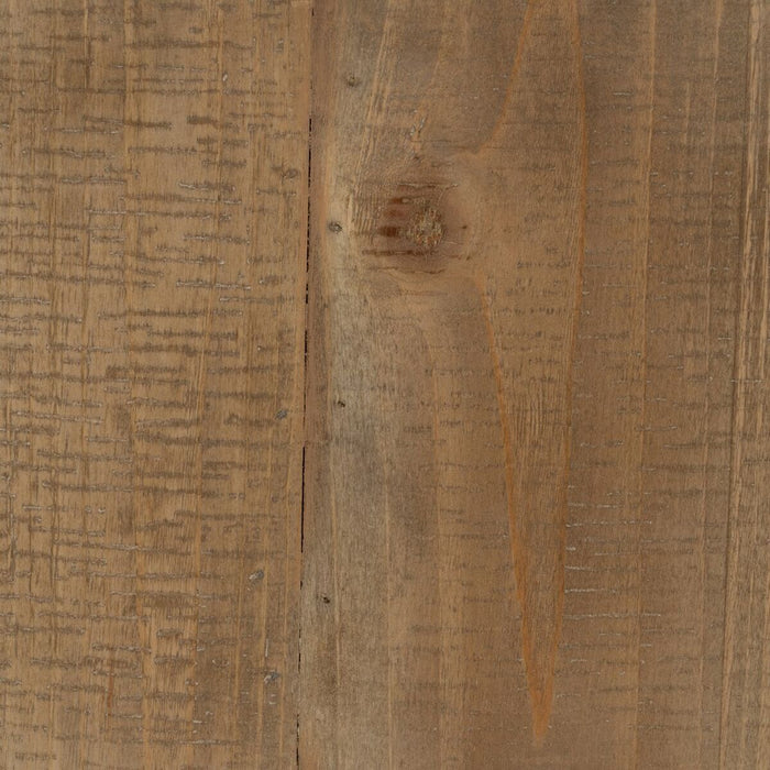 Masa de Cafea Negru Natural Fier Lemn MDF 80 x 80 x 38,5 cm