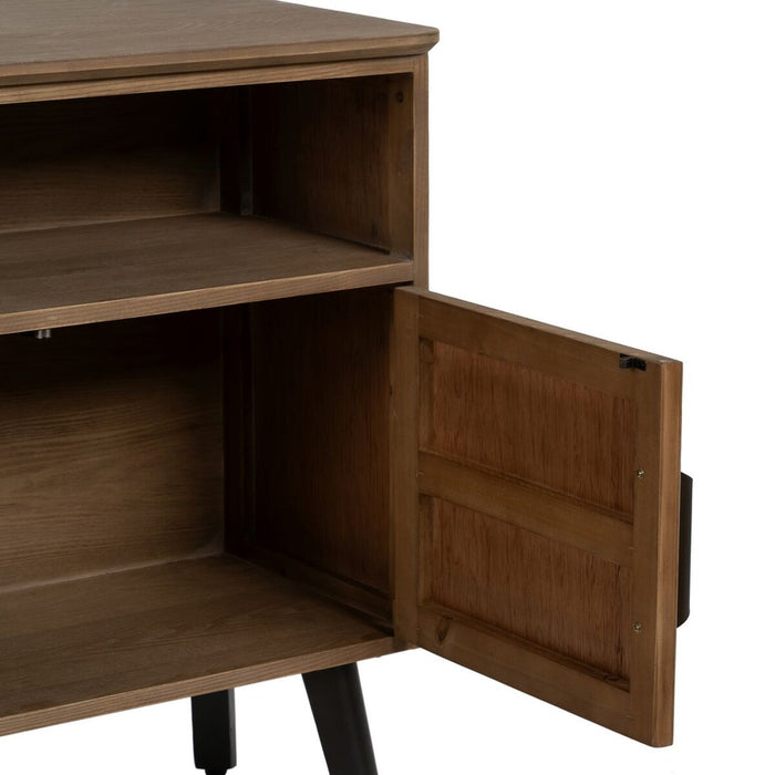 Mobilier pentru Hol Maro Negru Fier Lemn de brad 90 x 41 x 81 cm
