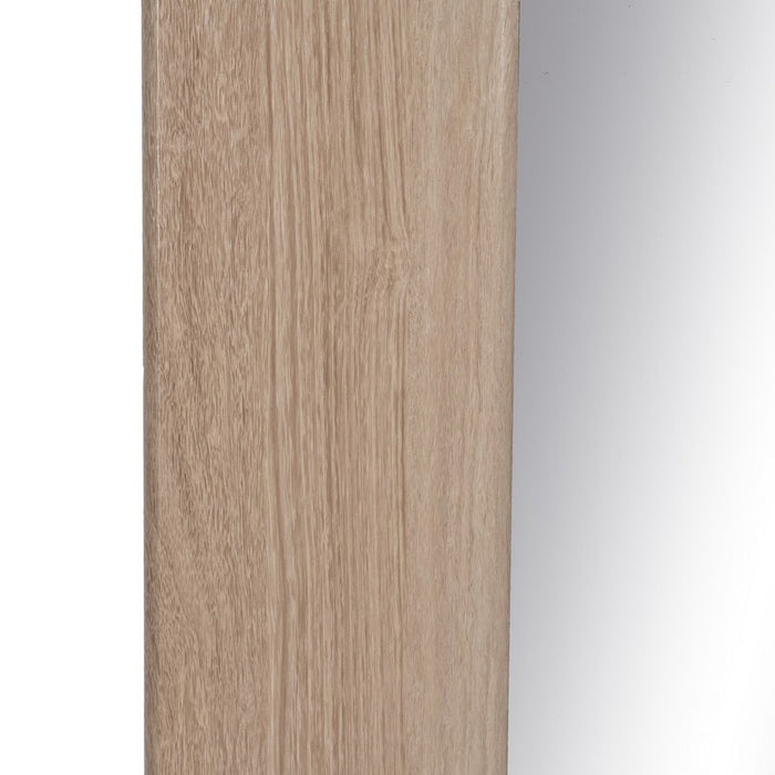 Oglindă de perete Natural Geam Lemn MDF 50 x 2,2 x 85 cm