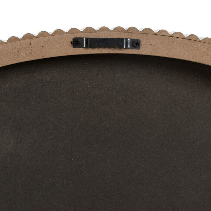 Oglindă de perete Natural Geam Lemn MDF 89,5 x 4,5 x 89,5 cm