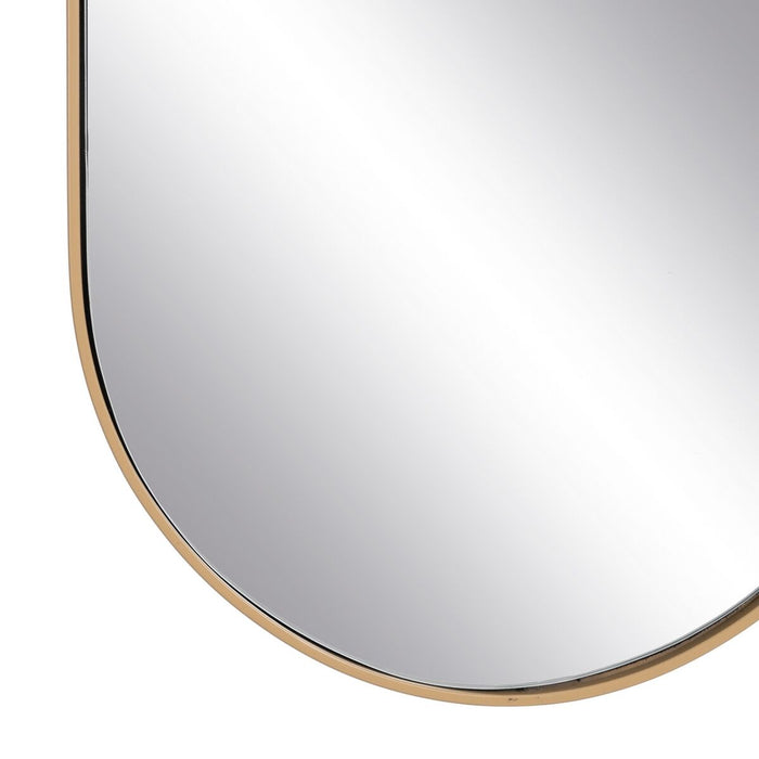 Oglindă de perete Natural Metal Geam Lemn MDF 38 x 2 x 120 cm