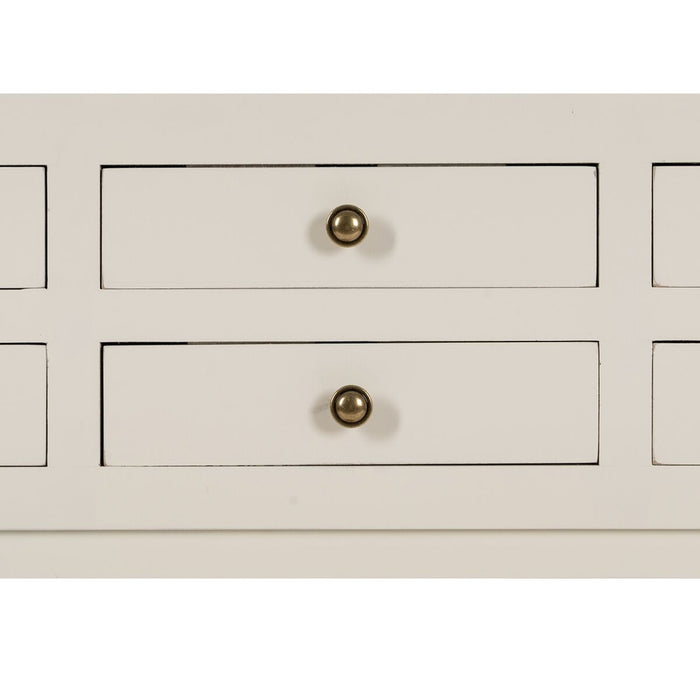 Consolă Alb Lemn de brad Lemn MDF 85 x 26 x 85 cm