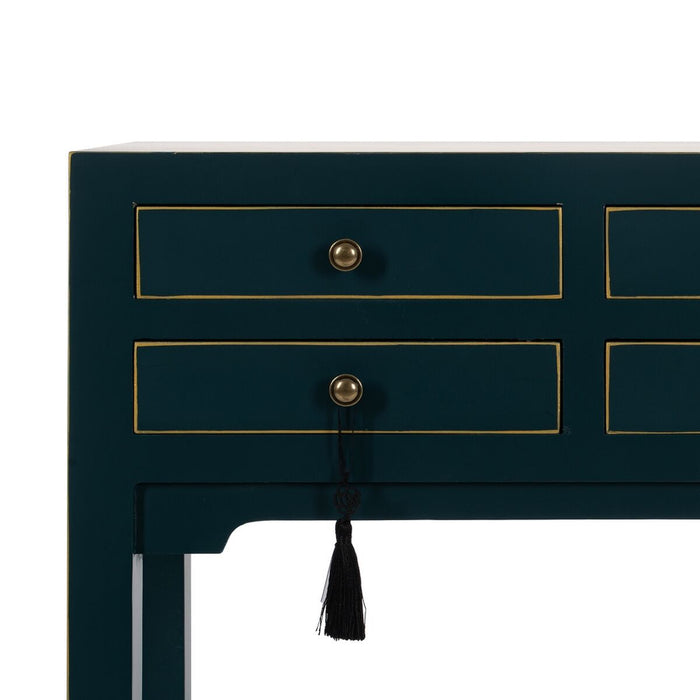 Consolă Albastru Lemn de brad Lemn MDF 85 x 26 x 85 cm