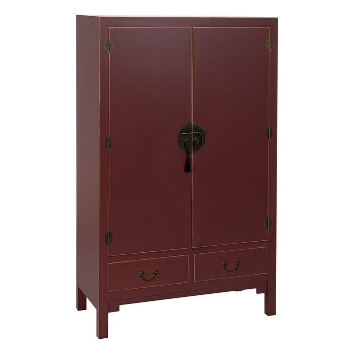 Dulap ORIENTE Culoare teracotă 100 x 45 x 160 cm