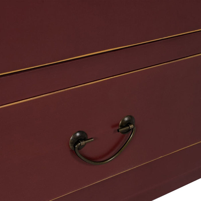 Dulap ORIENTE Culoare teracotă 100 x 45 x 160 cm