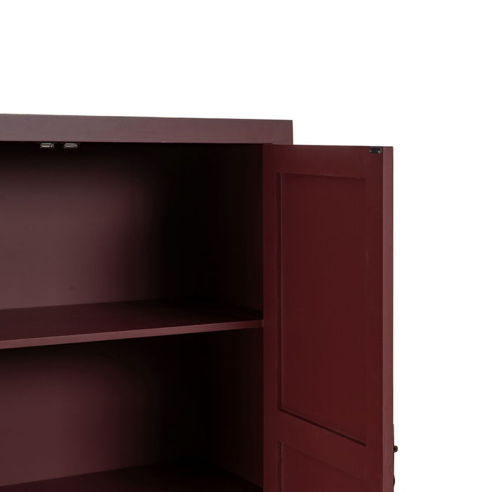 Dulap ORIENTE Culoare teracotă 100 x 45 x 160 cm