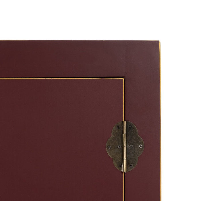 Dulap ORIENTE Culoare teracotă 100 x 45 x 160 cm