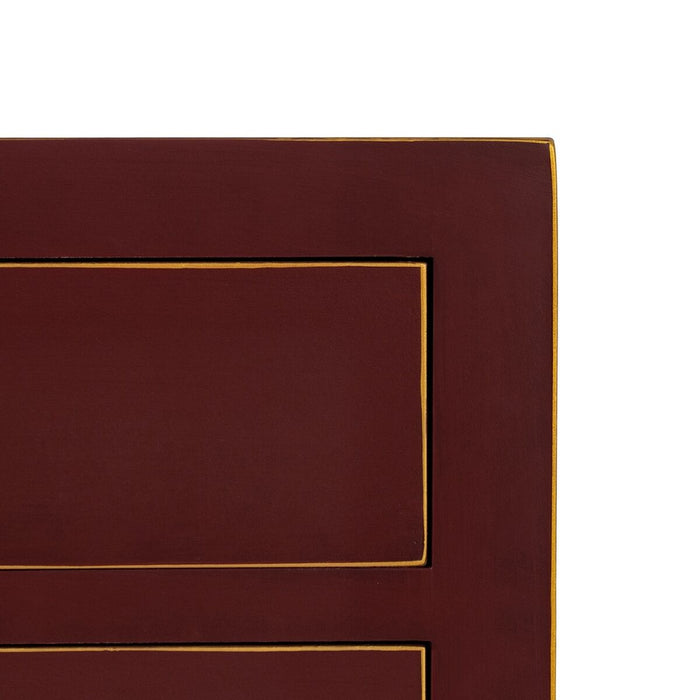 Noptieră ORIENT Culoare teracotă Lemn de brad Lemn MDF 45 x 30 x 66 cm
