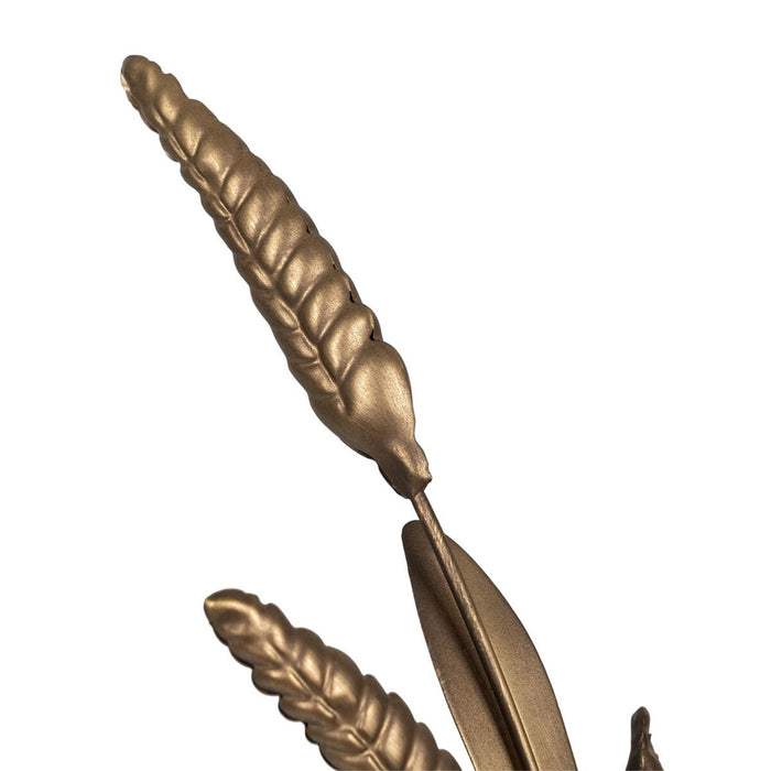 Suport de Lumânări Auriu* Fier 23 x 21 x 47 cm