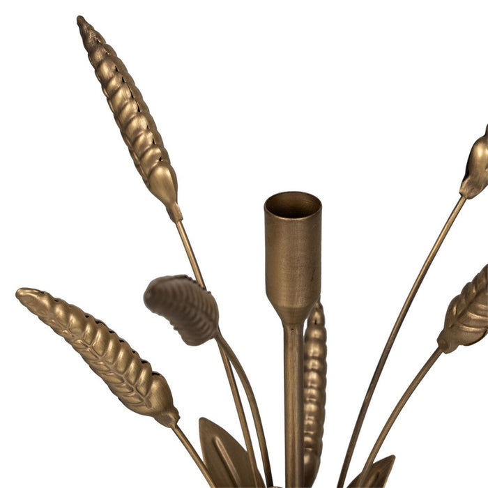 Suport de Lumânări Auriu* Fier Ø 23 cm 23 x 23 x 43 cm