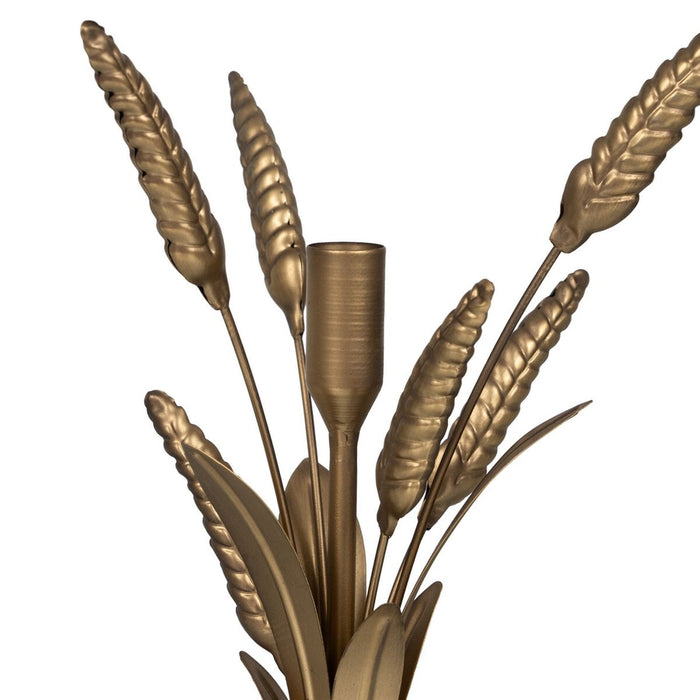 Suport de Lumânări Auriu* Fier Ø 23 cm 23 x 23 x 34 cm