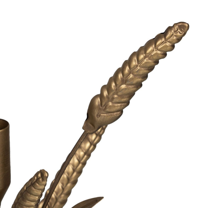 Suport de Lumânări Auriu* Fier Ø 23 cm 23 x 23 x 34 cm