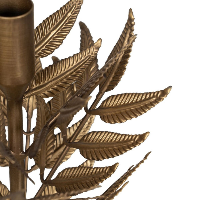 Suport de Lumânări Auriu* Fier 17 x 17 x 43 cm