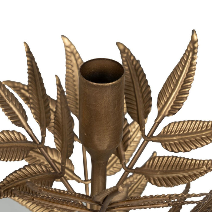 Suport de Lumânări Auriu* Fier 17 x 17 x 30 cm