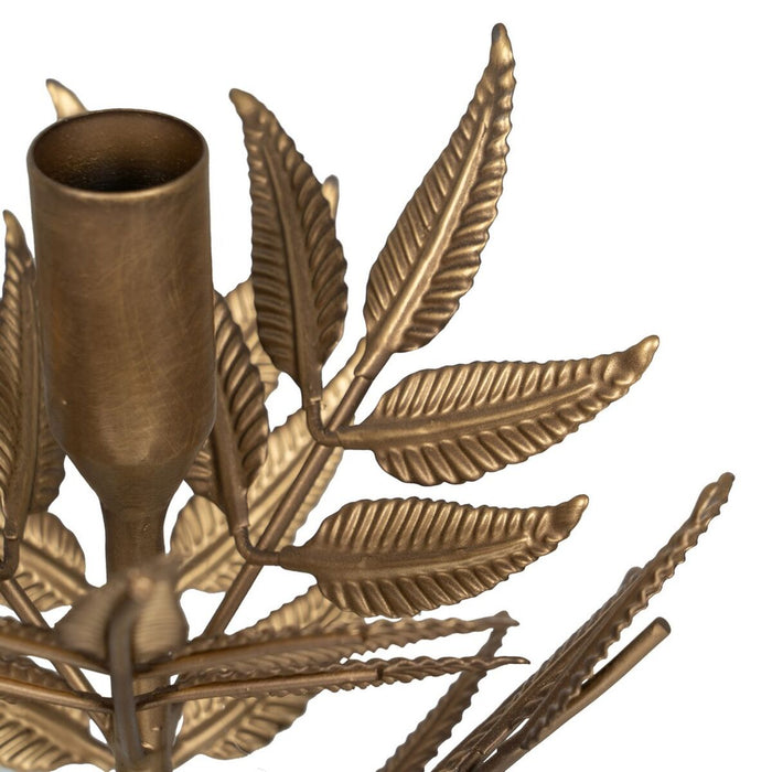 Suport de Lumânări Auriu* Fier 17 x 17 x 30 cm