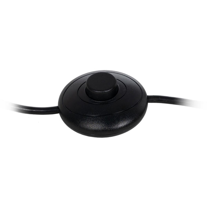 Lampă cu Picior Negru Auriu* 30 x 30 x 168 cm