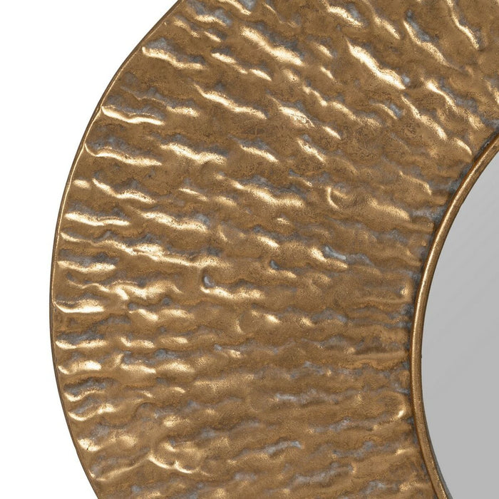 Oglindă de perete Auriu* Geam Fier 86 x 6 x 82 cm