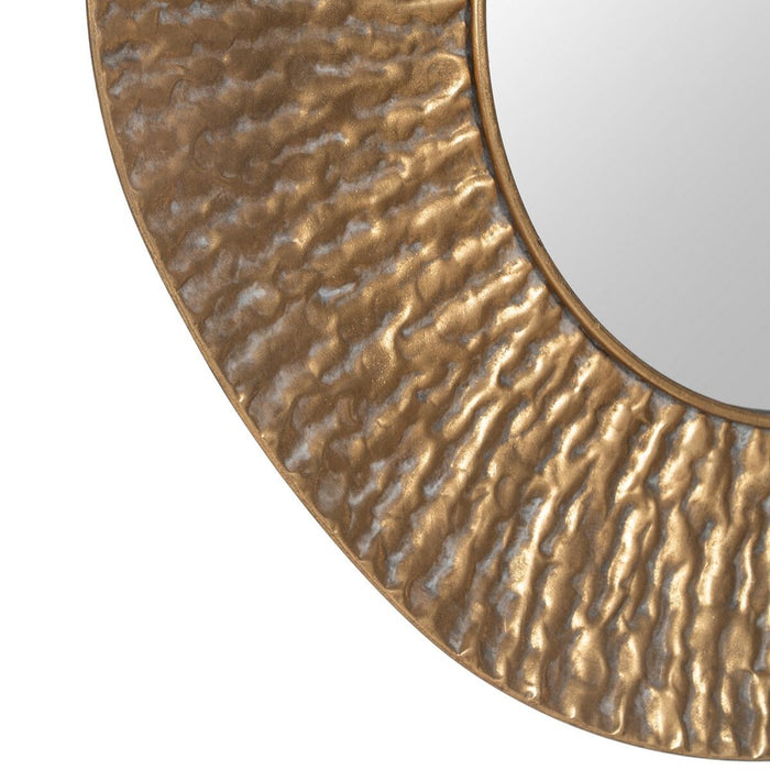 Oglindă de perete Auriu* Geam Fier 86 x 6 x 82 cm