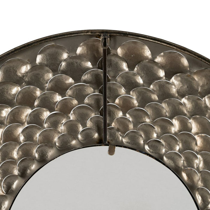 Oglindă de perete Auriu* Geam Fier 81 x 3 x 81 cm