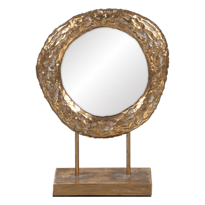 Oglindă cu Suport Auriu* Geam Fier 34 x 13 x 48,5 cm
