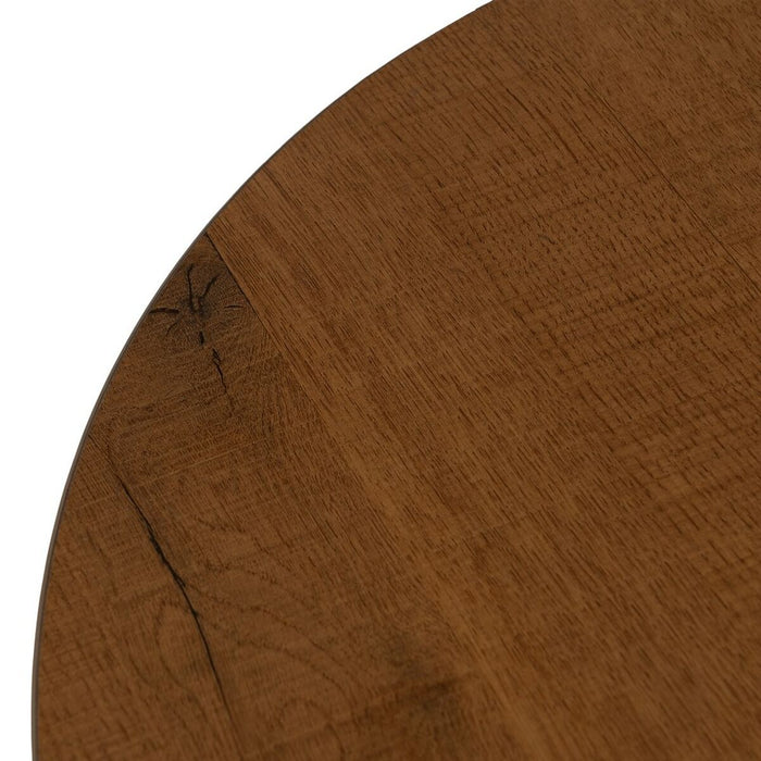 Masă Negru Natural Lemn MDF 60 x 60 x 75 cm