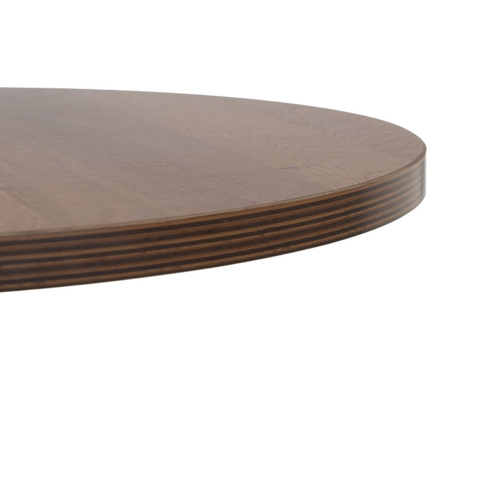 Masă Negru Natural Lemn MDF 60 x 60 x 75 cm