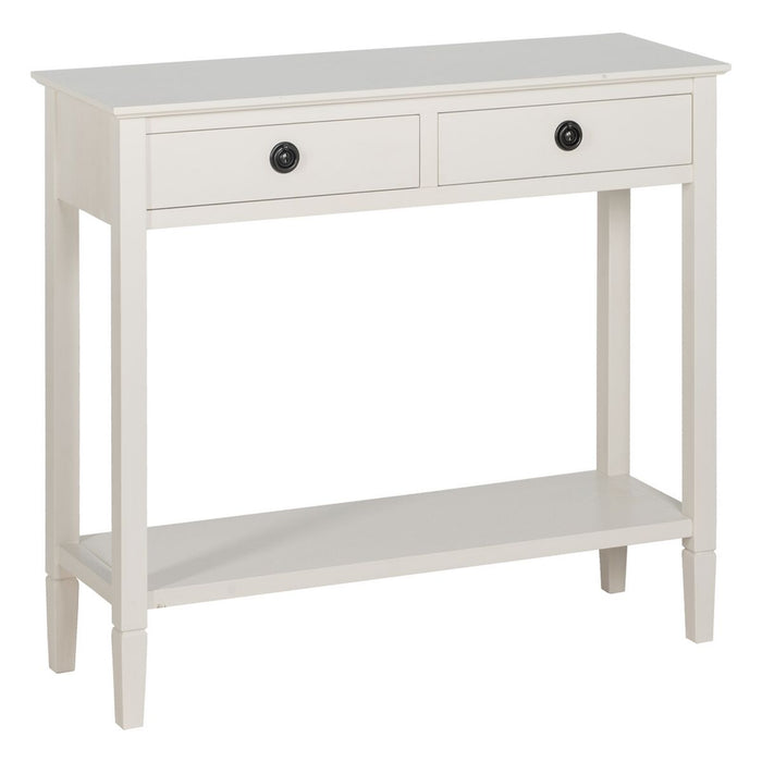 Consolă Alb lemn de pin Lemn MDF 90 x 30 x 81 cm