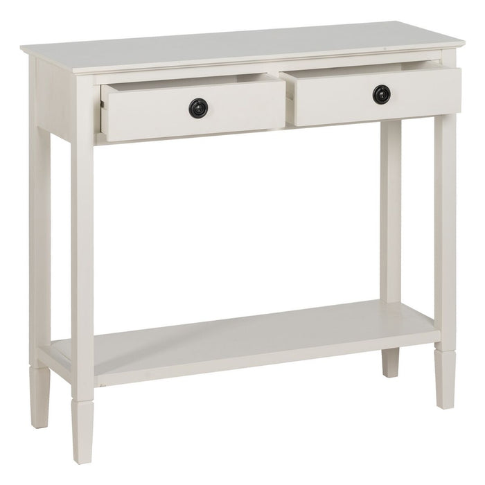 Consolă Alb lemn de pin Lemn MDF 90 x 30 x 81 cm