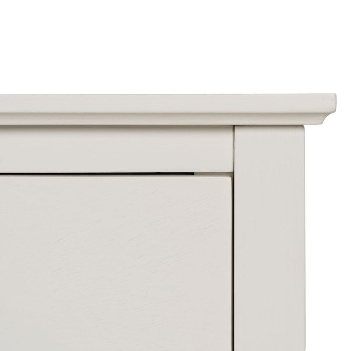 Consolă Alb lemn de pin Lemn MDF 90 x 30 x 81 cm