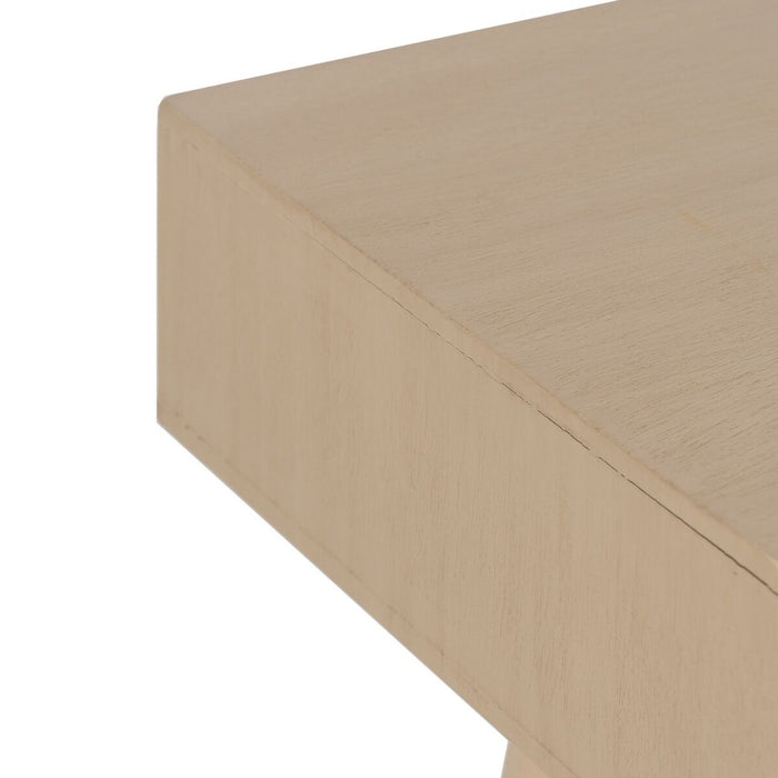 Consolă Natural lemn de pin Lemn MDF 90 x 35 x 75 cm