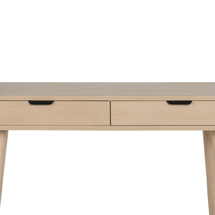 Consolă Natural lemn de pin Lemn MDF 90 x 35 x 75 cm