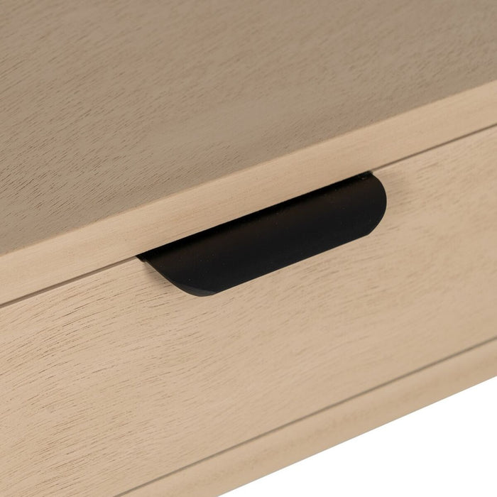 Consolă Natural lemn de pin Lemn MDF 90 x 35 x 75 cm