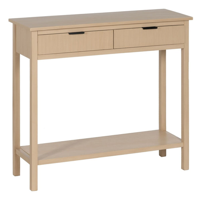 Consolă Natural lemn de pin Lemn MDF 90 x 30 x 81 cm