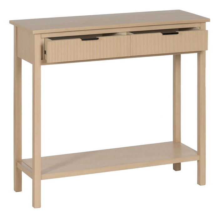 Consolă Natural lemn de pin Lemn MDF 90 x 30 x 81 cm