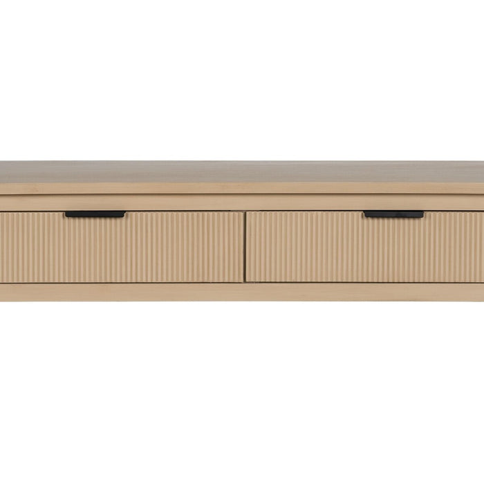 Consolă Natural lemn de pin Lemn MDF 90 x 30 x 81 cm