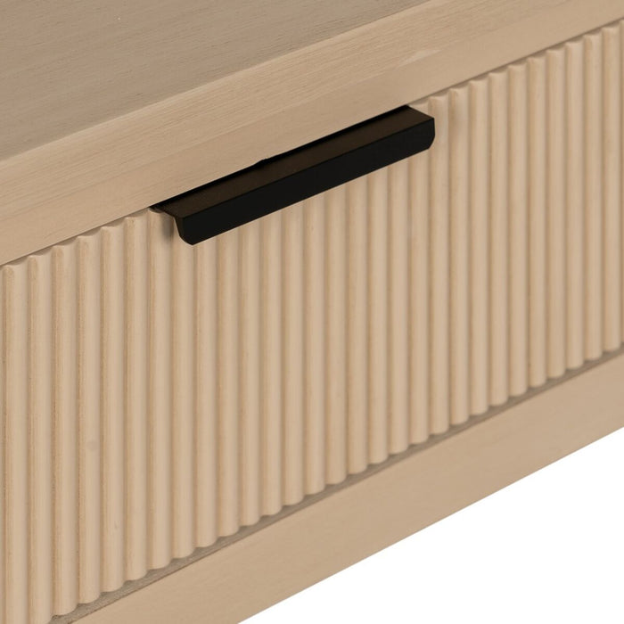 Consolă Natural lemn de pin Lemn MDF 90 x 30 x 81 cm