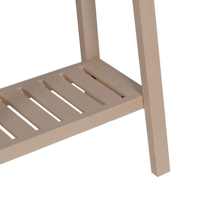Consolă Alb lemn de pin Lemn MDF 71 x 30 x 71 cm